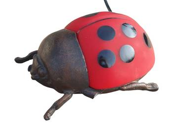 Stara lampa lampka w kształcie biedronki lata 70 antyk unikat kolekcjonersk