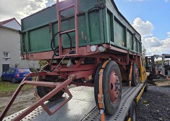 Przyczepa rolnicza Autosan D44 sztywna Złoczew laweta