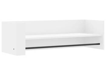 Półka ścienna biała 100x35x305 cm materiał drewnopochodny WM-848458