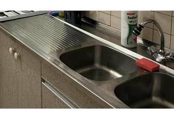 Zlewozmywak 2 komorowy z półką