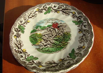 Myotts Country Life porcelanowe talerzyki