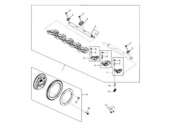 John Deere 9470RX - Ramię wahacza RE519983 (Silnik)