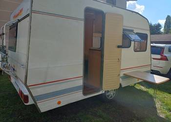 Przyczepa kempingowa Dethleffs NOMAD 1988r z bagażnikiem zarejestrowana  OC