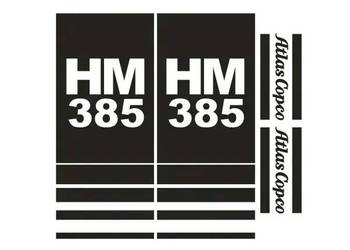 Naklejki naklejka oklejenie ATLAS COPCO HM 385 Zamiennik