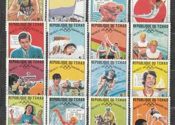 CZAD - MEDALE OLIMPIJSKIE - 1968 - CZYSTE **