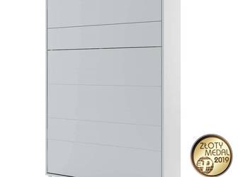 Półkotapczan Łóżko w Szafie BED CONCEPT 140x200 Szary Mat