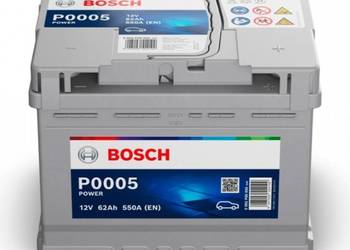 Akumulator 62Ah 550A EN Bosch P0005 P+