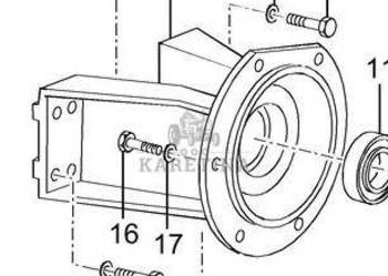 New Holland TX66 TX67 TX68 Oprawa Łożyska CZĘŚCI 9514942