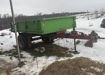 Przyczepa jednoosiowa zarejestrowana z kiprem