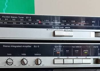 Wzmacniacz i tuner Technics mini wieża ST-3 SU-3