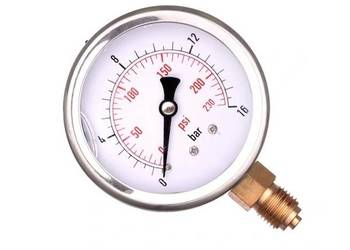 Manometr dolny radialny MG1-63 16 bar gwint 1/4"