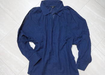 Massimo Dutti granatowa koszula damska.