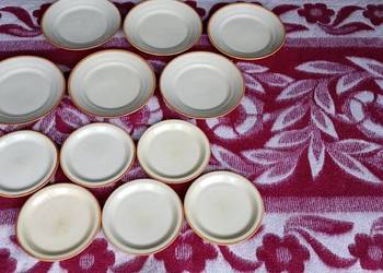 Zestaw talerzy PRL - 12szt-porcelana Chodzież