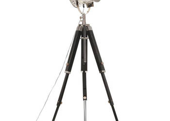 Lampa podłogowa na trójnogu lite drewno mango 165 cm WM-286111