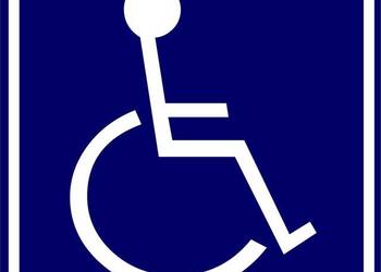 Naklejka Przewóz osób niepełnosprawnych