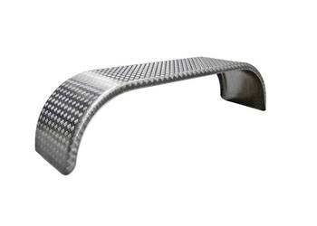 Błotnik 2 osie D ALQ 65275 z blachy ryflowanej 2,5-4 mm z 3-stronnym rantem