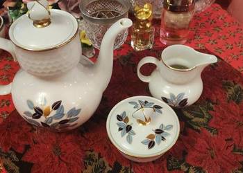 Komplet dzbanek cukiernica mlecznik porcelana Reichenbach