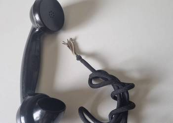 Telefon RWT - słuchawka do telefonu RWT bez pęknięć wyłamań , kabel