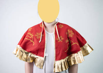 Peleryna Świąteczna dla chłopca lub dziewczynki