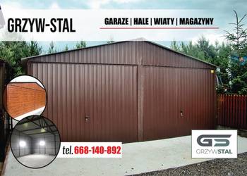 Garaż Blaszany - Blaszak - Wiata BLASZANA - Hala - Magazyn - GRZYWSTAL