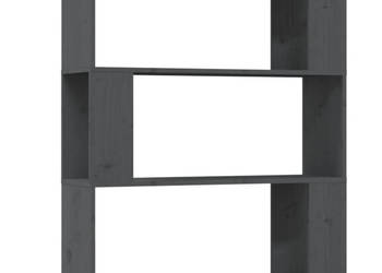 Regał na książki/przegroda szary 80x25x101 cm sosnowy WM-814056