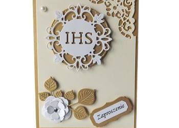 ZAPROSZENIA KOMUNIA UNIWERSALNE IHS W OKRĘGU C6 ZŁOTO - ECRI