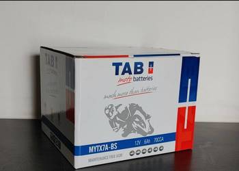 Akumulator motocyklowy TAB YTX7A-BS (MYTX7A-BS) 12V 6Ah 70A