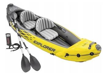 Kajak Explorer K2 z wiosłami i pompką