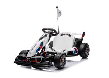 Gokart na akumulator BMW 24V Drift 2x200W LED dla dzieci