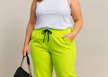 SPODNIE rybaczki -cygaretki rozm 3XL/4XL pas od 76-112