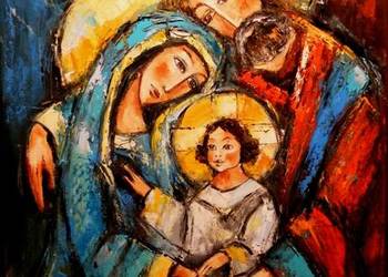 Święta Rodzina - JOANA !!! Obraz na Płótnie