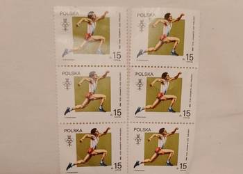 ZNACZKI pocztowe 6 x Igrzyska Olimpiada Seul 1988, filatelistyka PRL