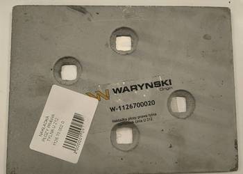 Nakładka Płozy Tylna Prawa Pług Unia