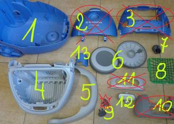 Odkurzacz Electrolux Ultrasilencer Z3378 - CZĘŚCI !!!