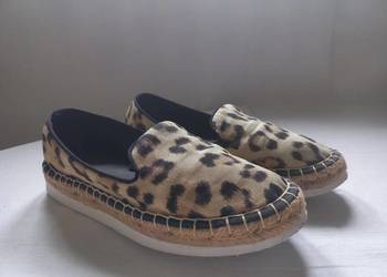 Espadryle brąz Pantera r. 37 H&M Divided stan bdb-