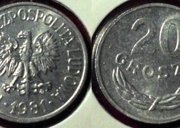 20 groszy 1981 - stan I-_