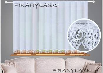 Firana gotowa 400x155 woal gipiura Firanki Firany Zasłony