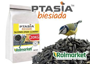 pokarm KARMA dla PTAKÓW zimujących SŁONECZNIK czarny na zimę 20kg
