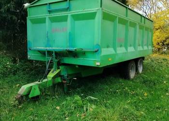 Przyczepa rolnicza skorupowa wywrotka tandem