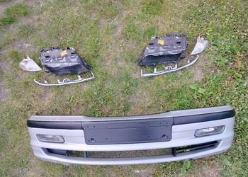 Bmw e46 sedan kombi zderzak przedni kompletny titansilbermet