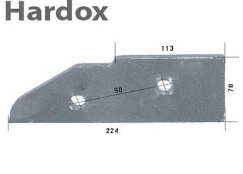 Płoza krótka HARDOX 279028/P części do pługa KUHN