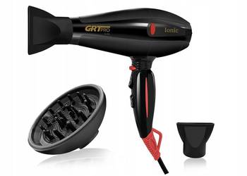 Suszarka do włosów jonowa, 2400 W, z dyfuzorem GRT PRO.