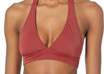 L AMAZON ESSENTIALS strój kąpielowy Góra od bikini burgund nowy