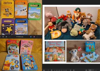 Płyty+książki w j.angielskim z grami "Train driver busy day" i "Zookeepers