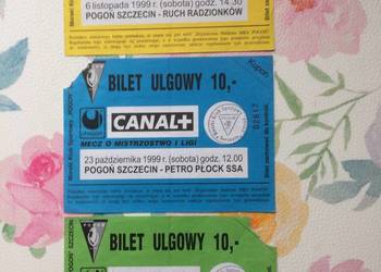 ( 1164. ) Bilety Pogoni Szczecin 1999 R.