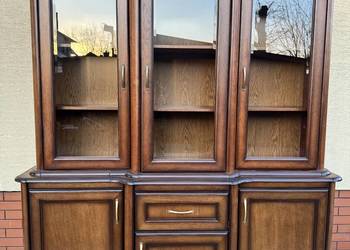 Witryna duża stylowa kredens biblioteka regał komoda szafa salon szafka