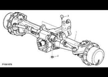 John Deere 7530 Premium - Oś przednia AL170962