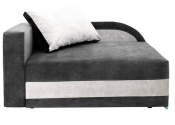 Kacper Tapicerowany Prawy Biało-Szary