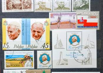 Znaczki polskie niekompletny rocznik 1987 kasowane