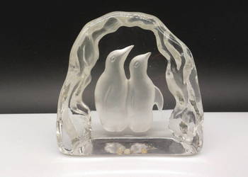 Kryształowy przycisk do papieru SZWECJA